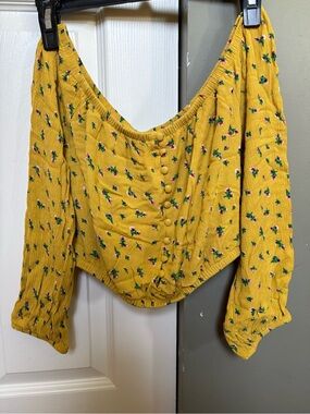 Floral Cropped Shirt